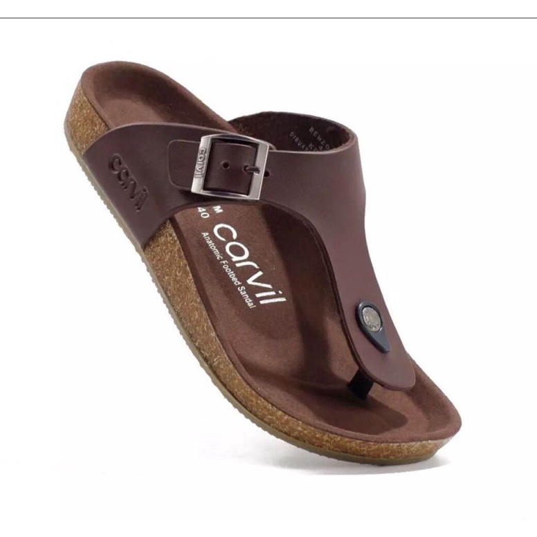 KODE C68P PROMO Sandal Pria kulit Terbaru original  Sandal Kulit Pria  Sandal Jepit Pria  Sandal Asl