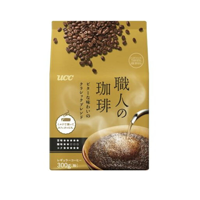 

UCC Craftman's Bitter Taste Classic Blend Ground Coffee 300 Gram