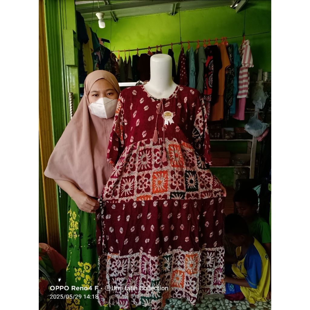 Daster Ratu Jawa  ld 110-115cm