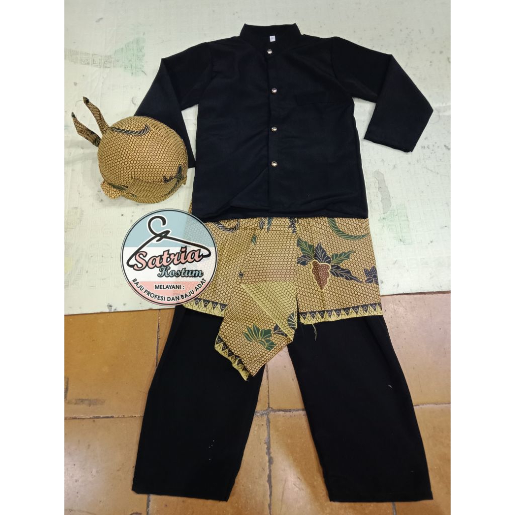 BEST SELLER SATU SET BAJU BASOFI MALANGAN / JAWA TIMURAN ANAK TK - SD - SMP BASOFI MALANGAN ANAK