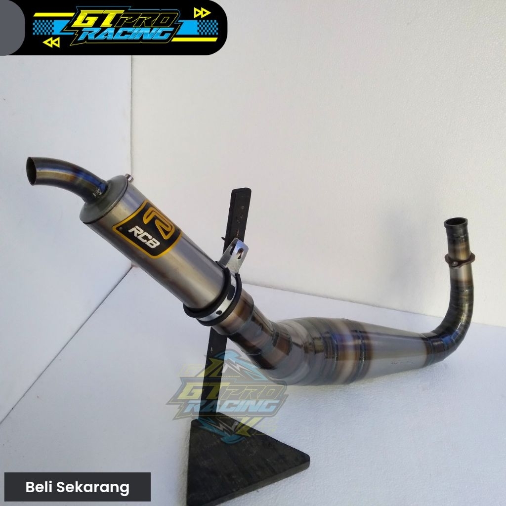 knalpot rx king kolong cobra RCB plat galvanis