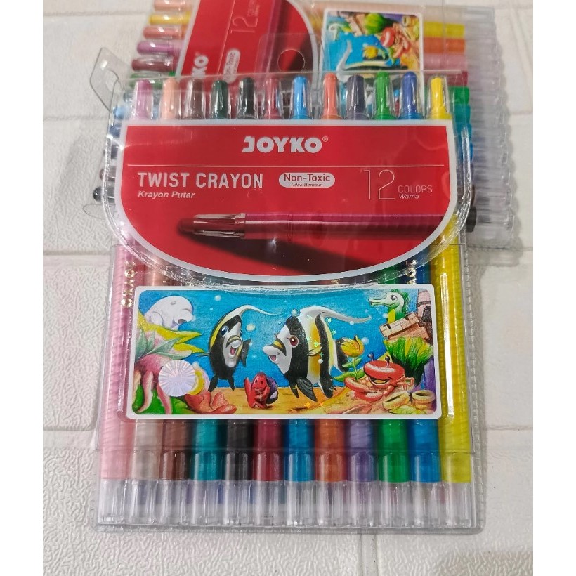 

CRAYON TITI / JOYKO 12W PUTAR PANJANG