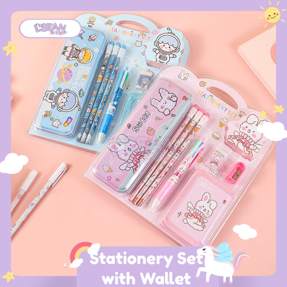 

KODE J97F SET ALAT TULIS ANAK SEKOLAH KARAKTER KARTUN LUCU 8 IN 1 PAKET GIFT BOX STATIONERY KOTAK PENSIL DOMPET PENSIL PENGHAPUS RAUTAN BOLPEN LENGKAP