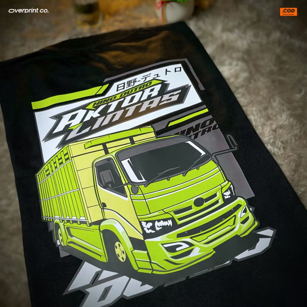 KAOS-TSHIRT DRIVER TRUCK HINO DUTRO ACKTOR LINTAS