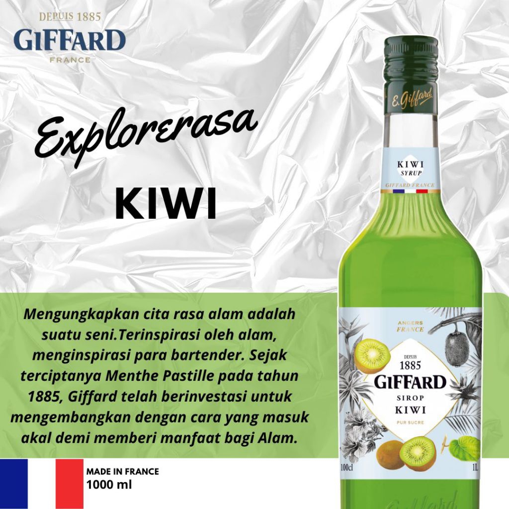 

Giffard syrup rasa kiwi 1liter