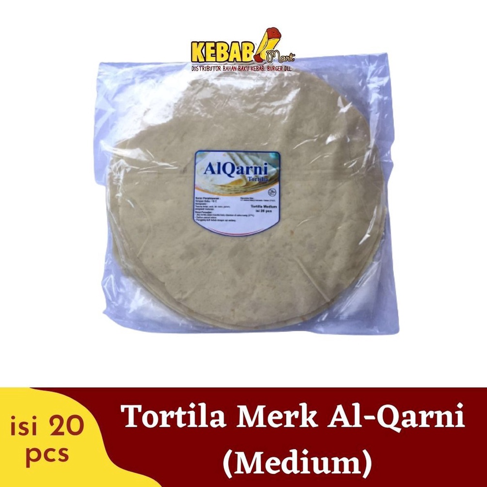 

Produk trendy Kulit Kebab Tortilla Medium AlQarni Lembut Gurih