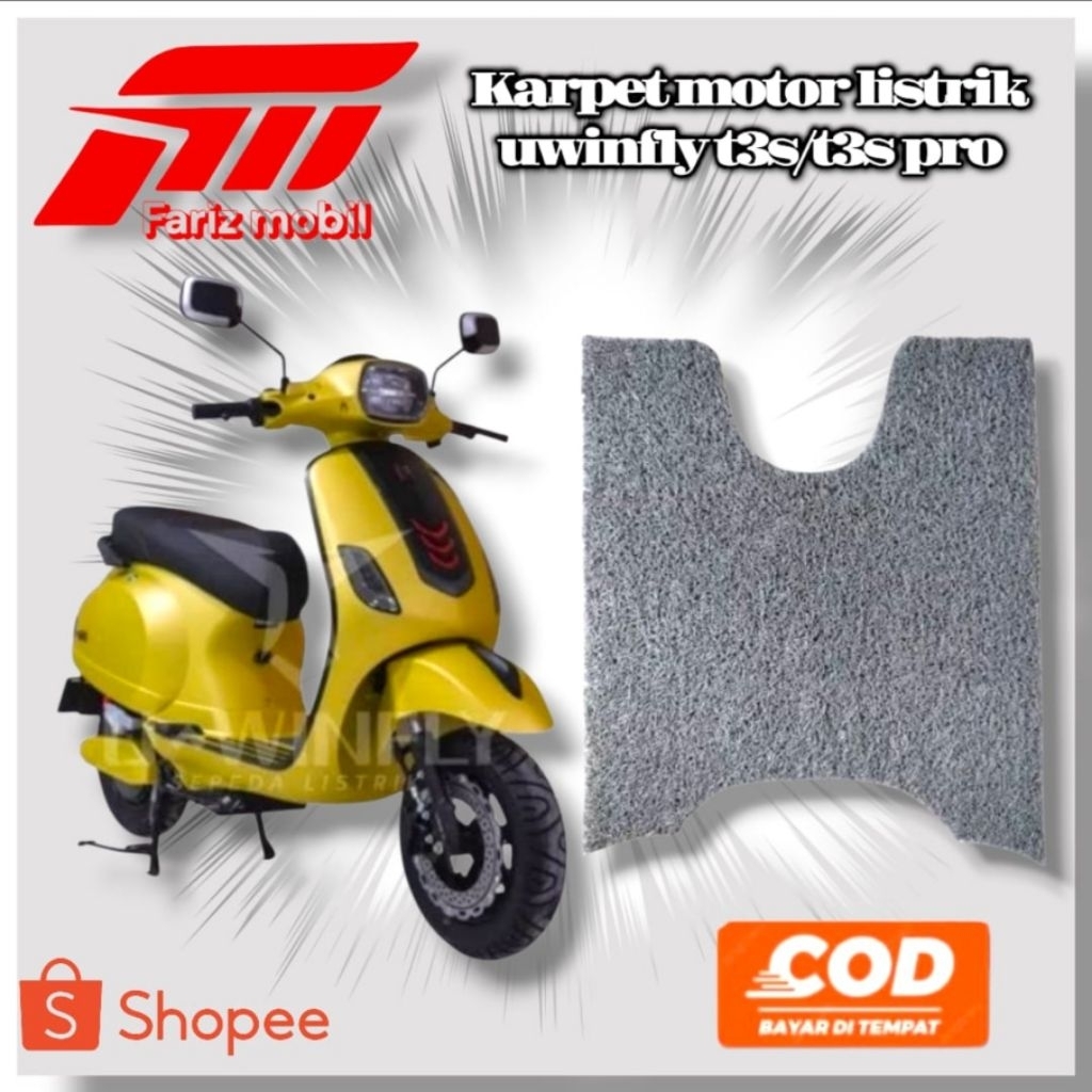 Karpet mie Bihun Sepeda listrik Uwinfly T3 T3s T3S Pro