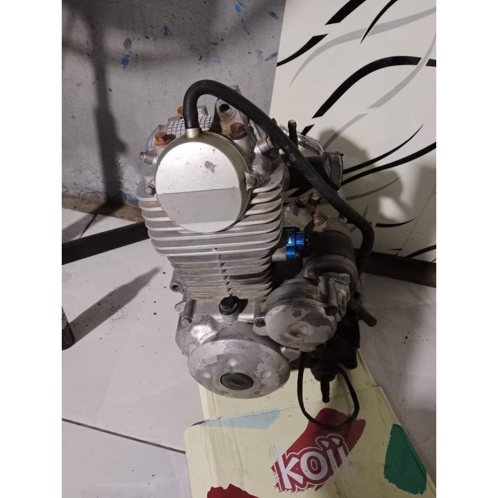 Mesin set klx150 bf original copotan motor