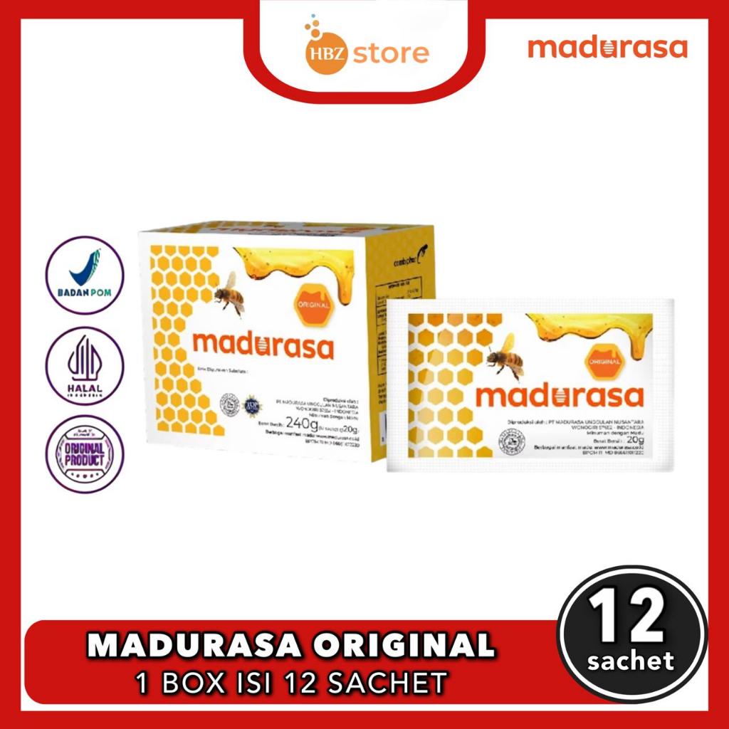 

Madurasa Sachet 1 Box isi 12 Rasa Original - Jaga Daya Tahan Tubuh dan Kesehatan