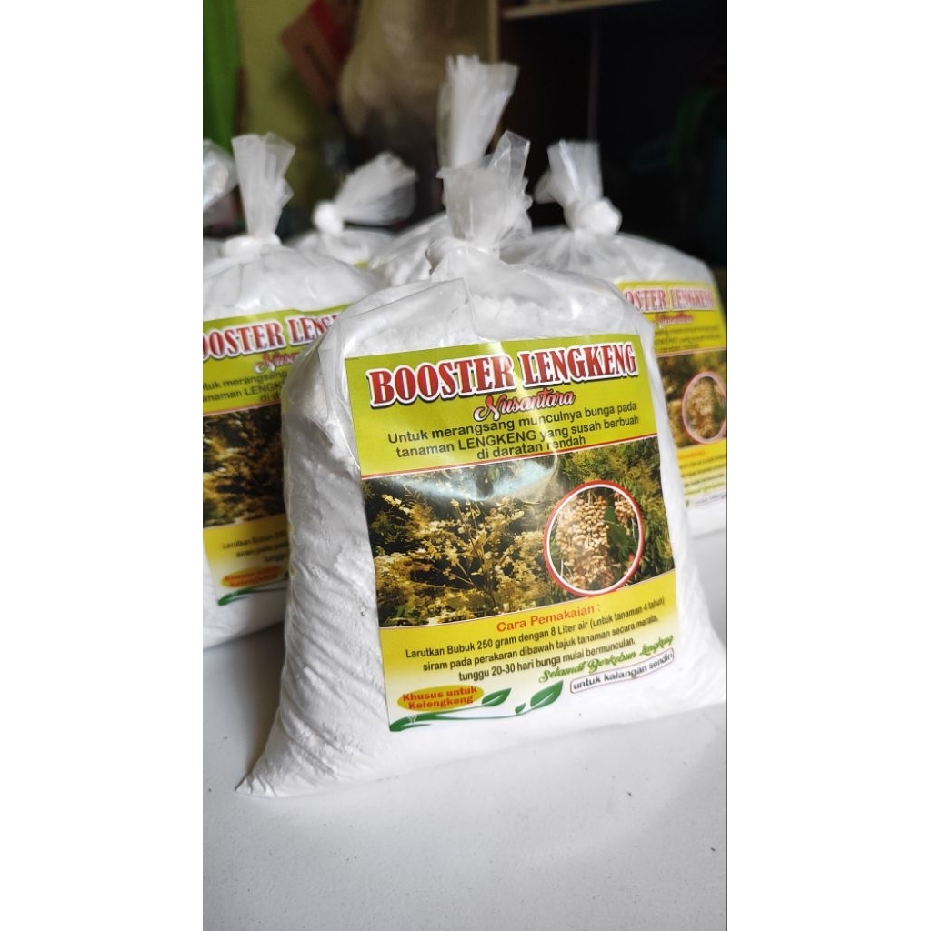 1ZAK 25 KG BOOSTER LENGKENG SERBUK MURNI nusantara / untuk. pohon kelengkeng yang sulit berbuah