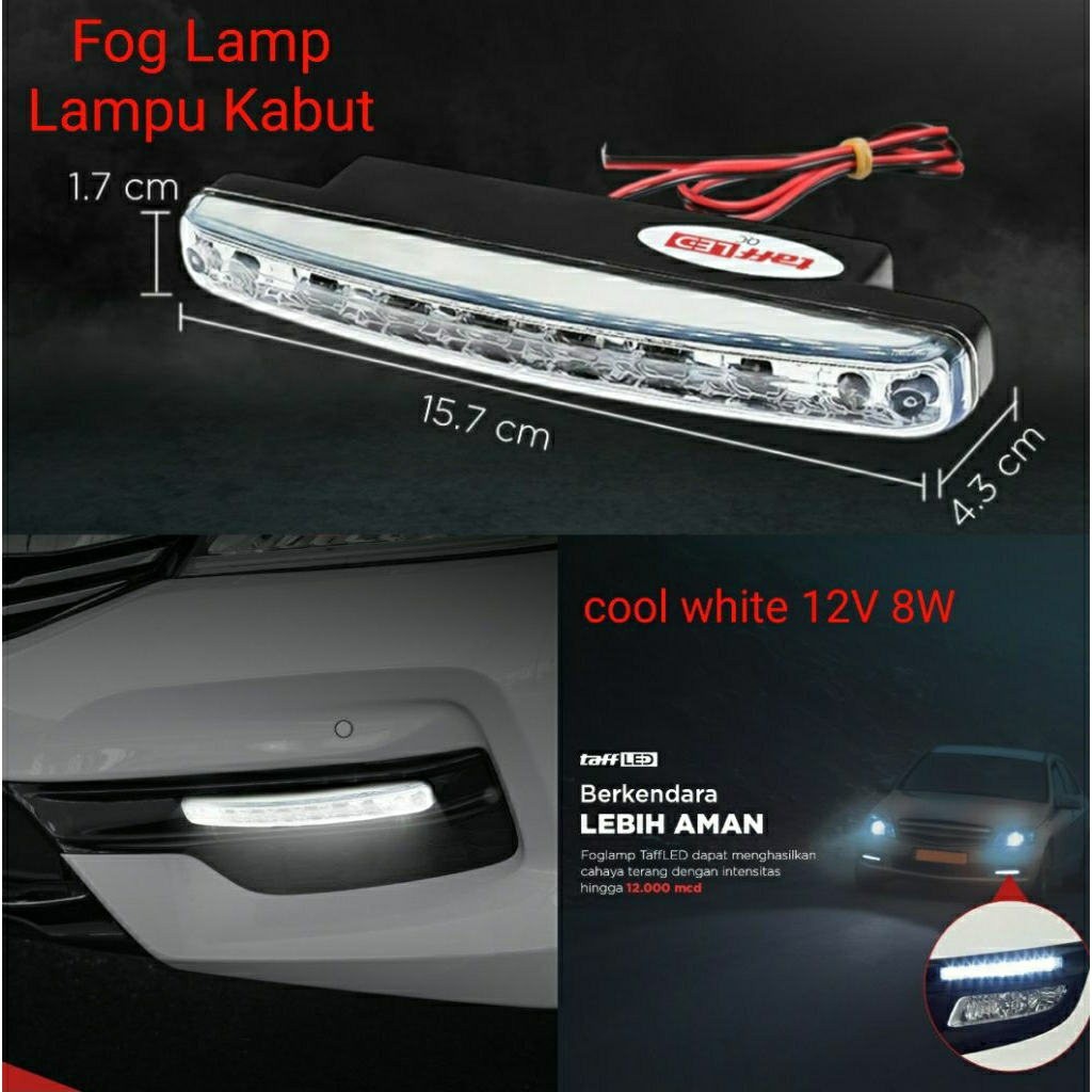 Lampu Fog Lamp Kabut Mobil LED Foglamp Light Sorot Variasi Depan
