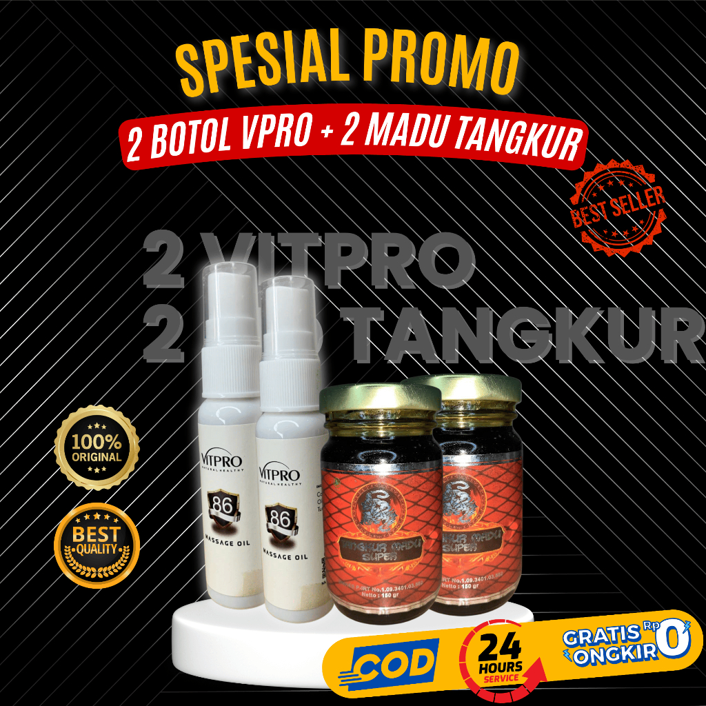 

PROMO TERBATAS BELI 2 VITPRO BONUS 2 MADU TANGKUR!!