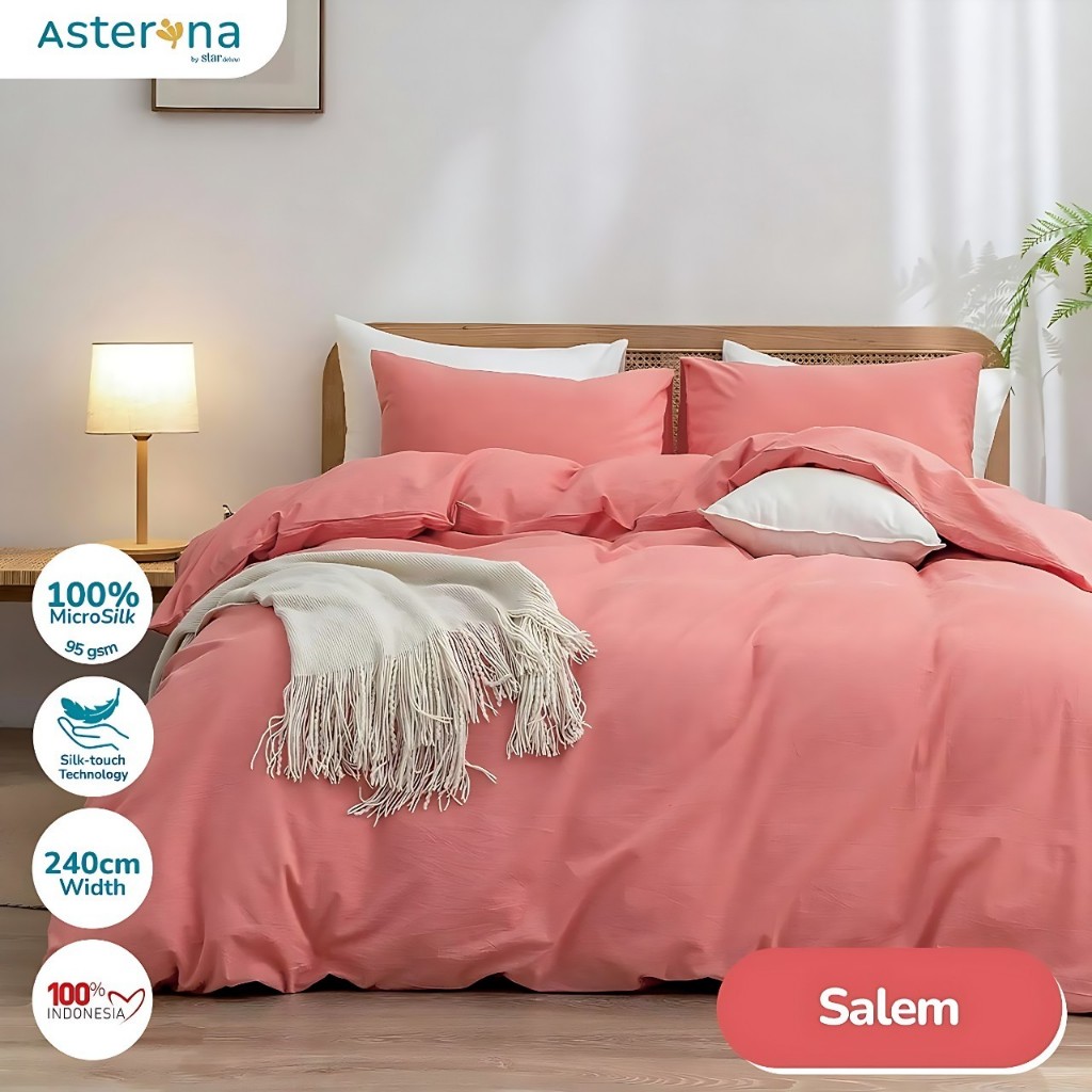COD SEPREI Polos Premium Warna SALEM Sprei ANTI GESER Ukuran All Size Kain Microsilk Homemade