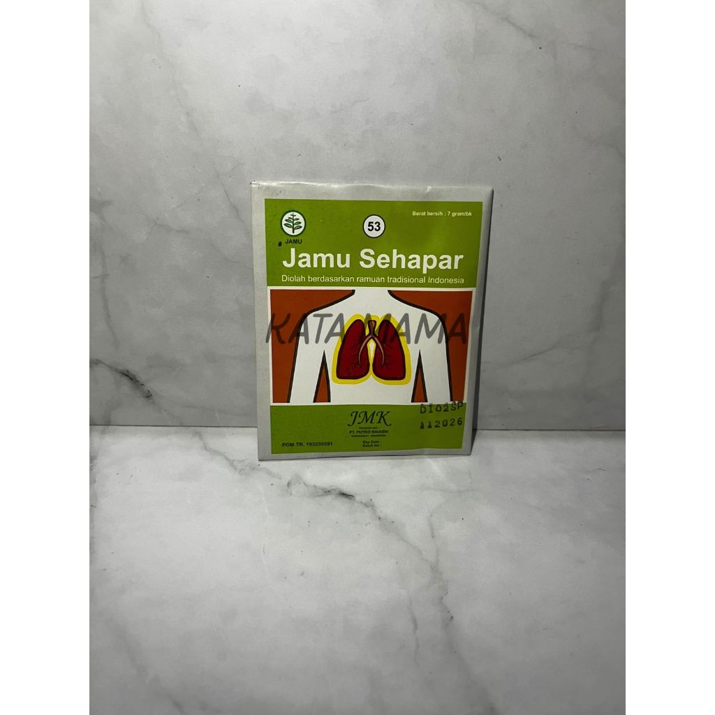 

Jamu Seharap SERBUK JMK Bubuk Paru Paru Batuk
