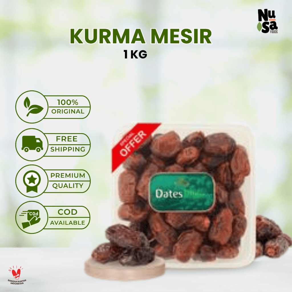 

Kurma Mesir Madu 1 Kg Kurma Manis Jumbo Premium Original Oleh Oleh Haji Umroh