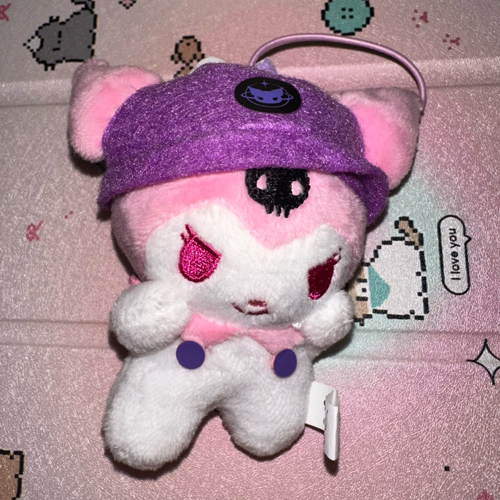plushie doll kuromi pink purple sanrio