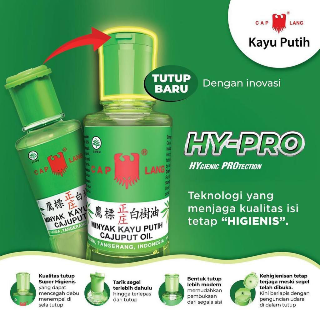 minyak kayu putih cap lang 60ml/minyak kayu putih plus 60ml
