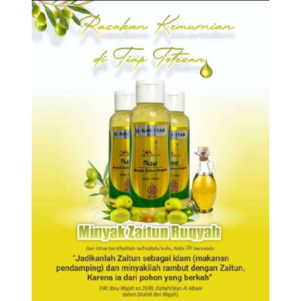 

Mizar Al-Kautsar | Minyak Zaitun Olive Oil