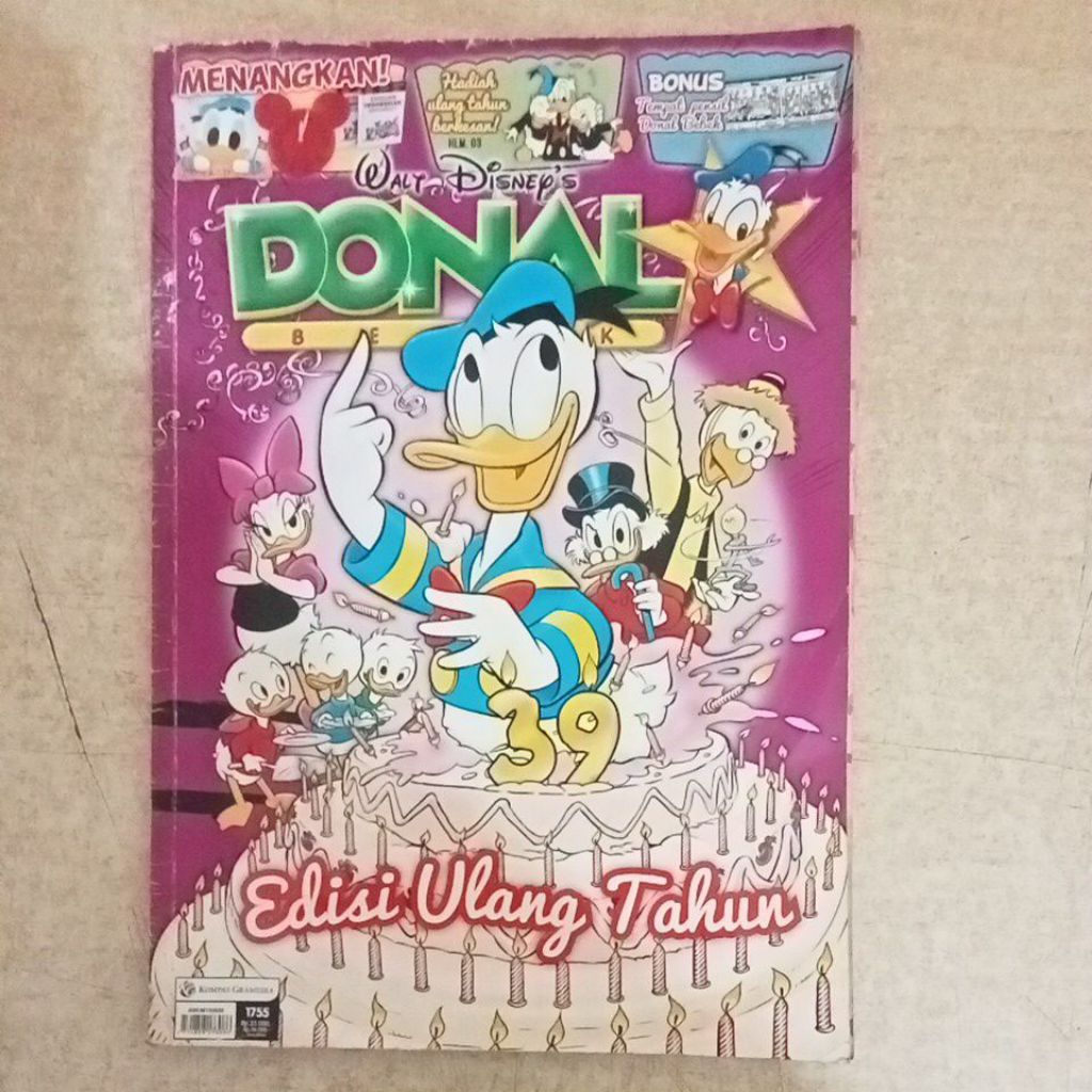 Komik DONAL BEBEK no 1755 Edisi Ulang Tahun