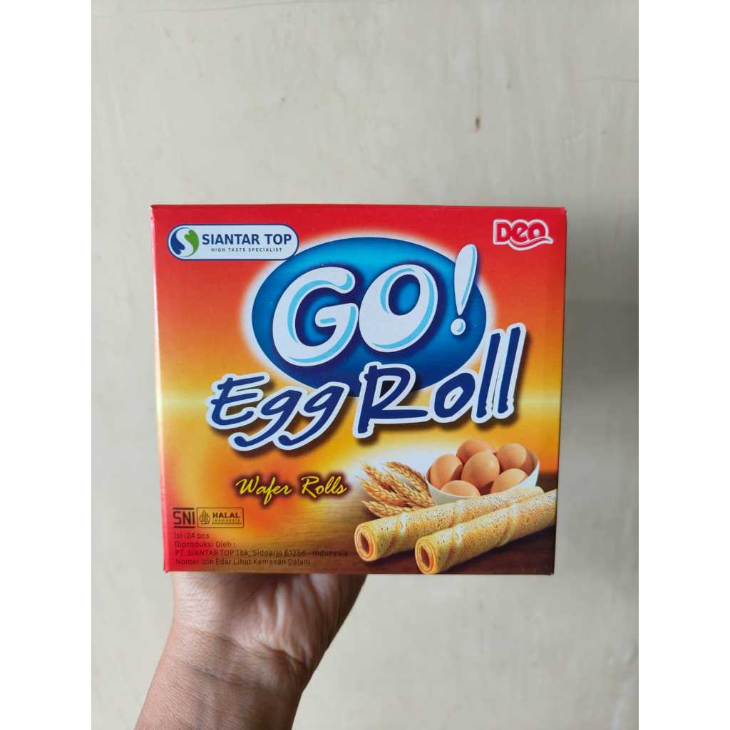 

(1 box = 24 pcs) SIANTAR TOP GO EGG ROLL