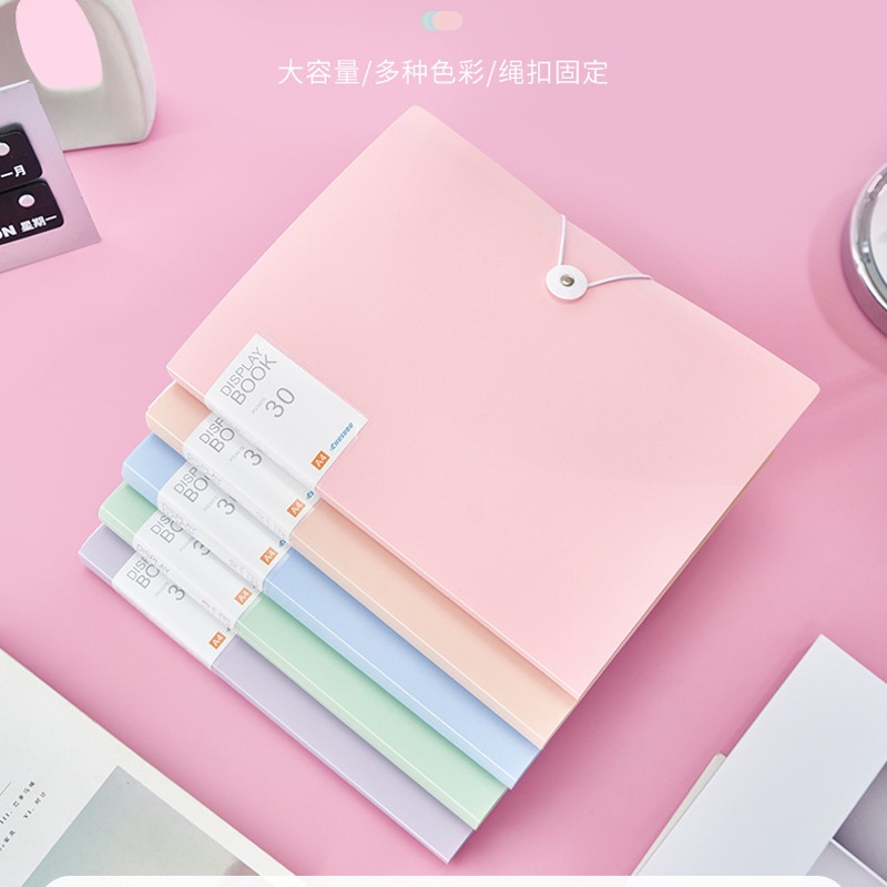 

Document Keeper Clear Holder Map File Dokumen Folder /map file A4 30 Morandi warna