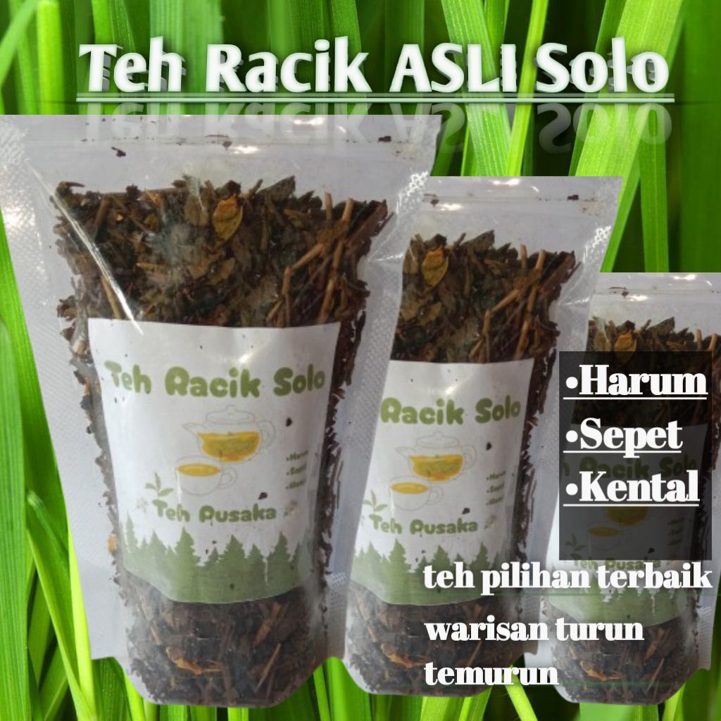 

TEH RACIKAN SOLO (asli solo) 500g Teh Pusaka Solo Kental, legit, harum, sepet