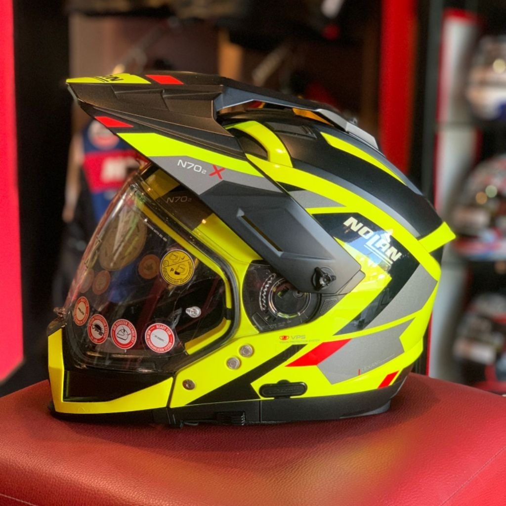 HELM NOLAN N70-2X GRANDES YELLOW MINUS