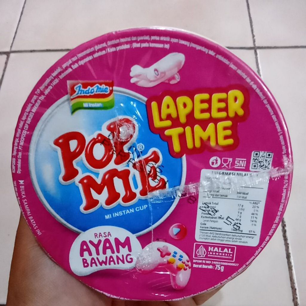 

Pop Mie Mi Instan Cup Rasa Ayam Bawang 75gr