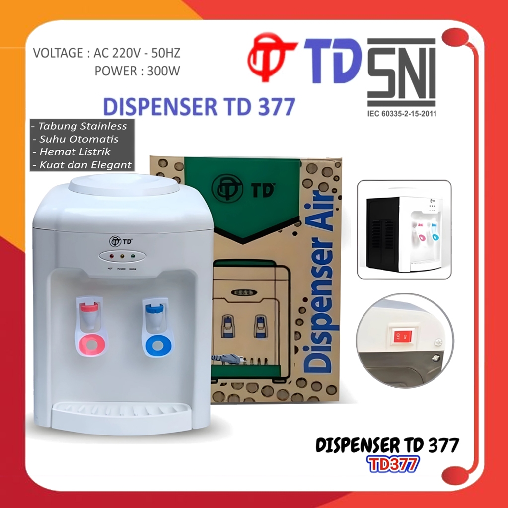 DISPENSER TD 377 TD377/Air Galon Hemat Daya