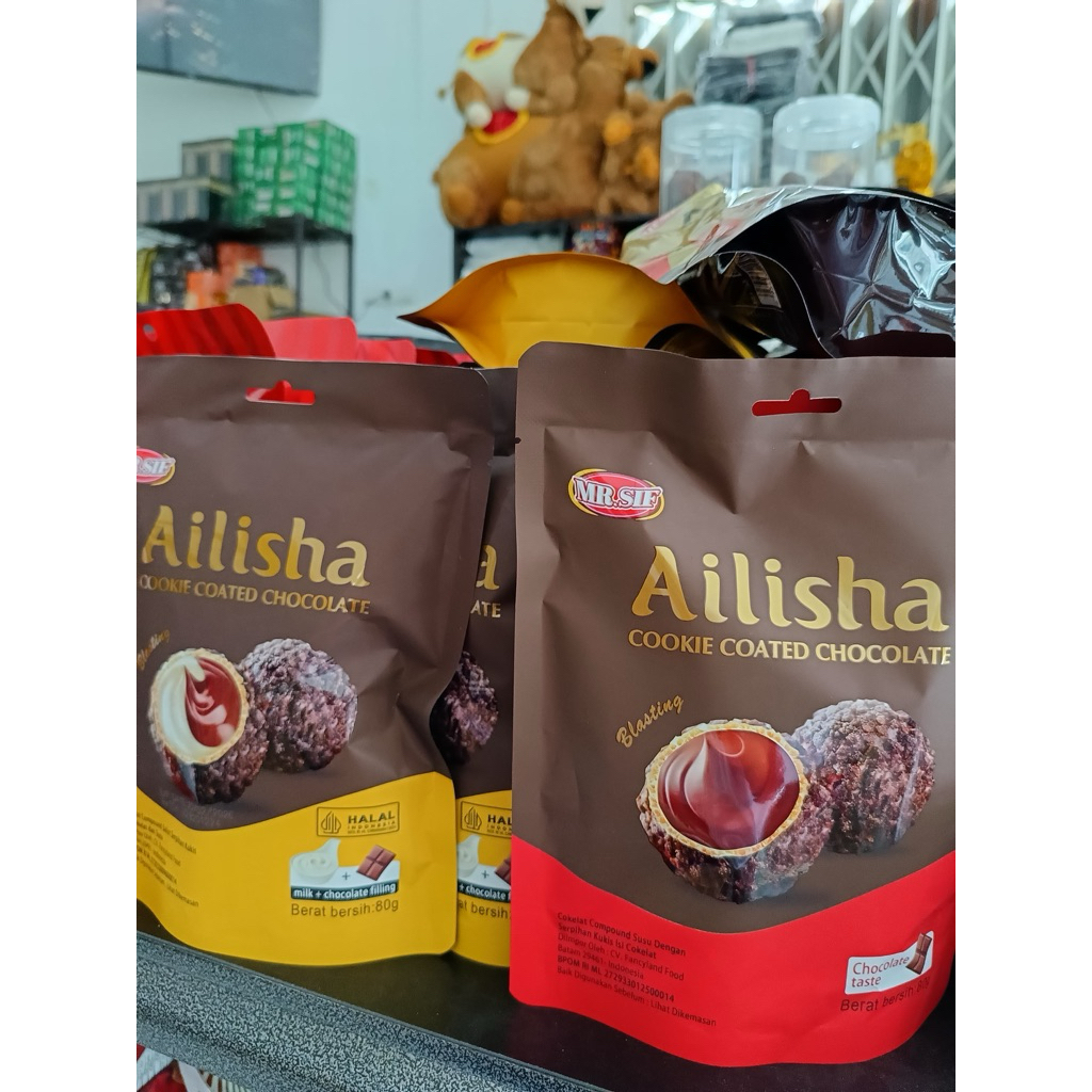 

wafer bola coklat arab ailisha