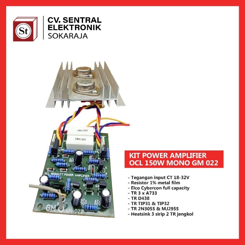 KIT POWER MONO OCL 150 WATT GM 022