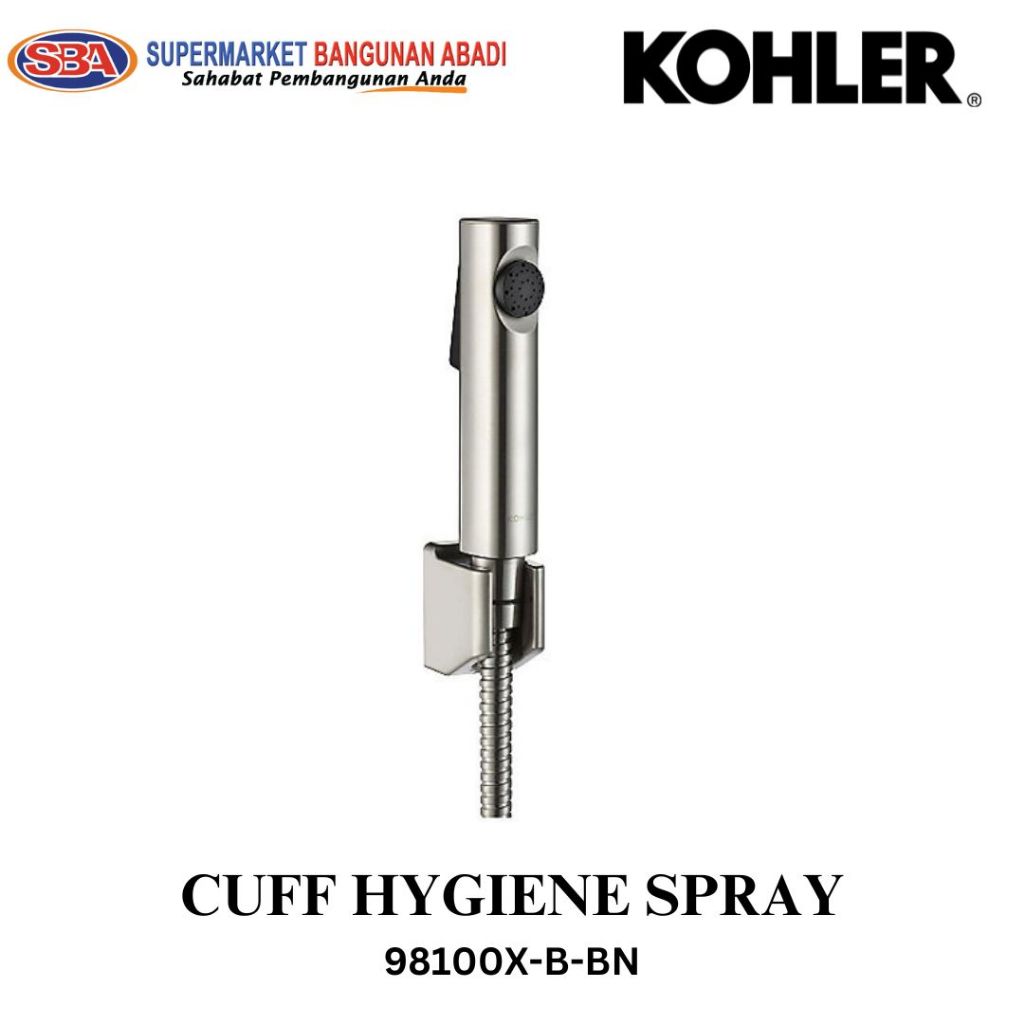 Cuff Hygiene Spray Kohler | 98100X-B-BN | Closet Kohler