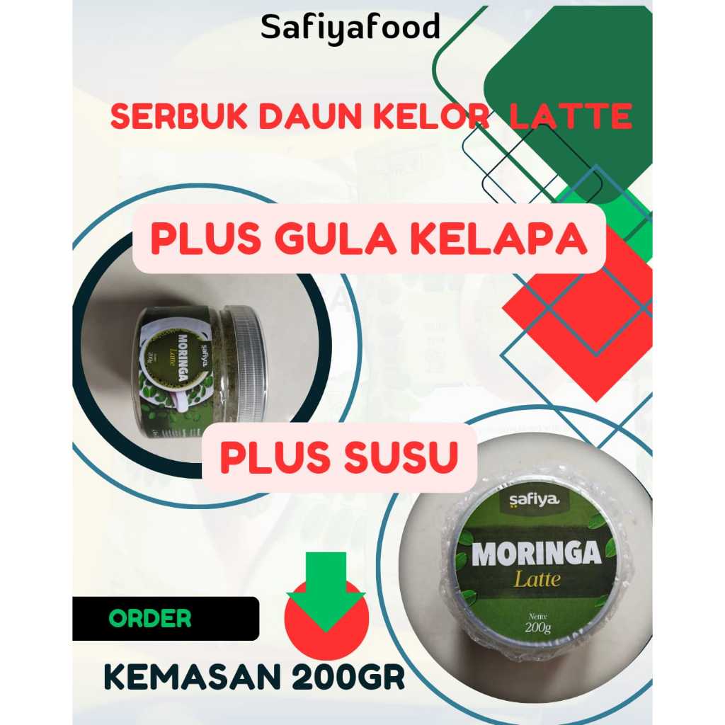 

Safiya Daun Kelor Latte Gula Kelapa Susu | Safiya Moringa Latte Bubuk Minuman Daun Kelor 200 Gram