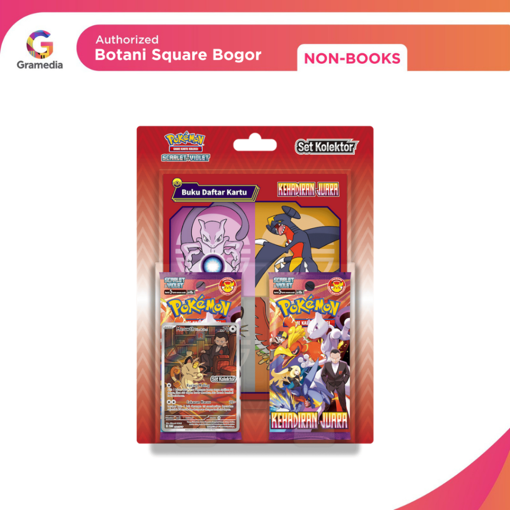 Gramedia Bogor - Pokemon Game Kartu Koleksi Set Kolektor KEHADIRAN JUARA