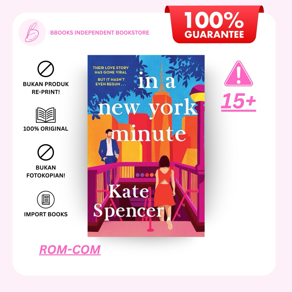 BBOOKS — NOVEL ENGLISH IN A NEW YORK MINUTE KATE SPENCER BUKU IMPORT USA