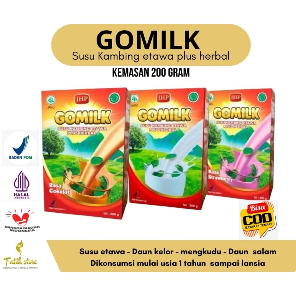 

AGEN BARIKLANA // GOMILK SUSU KAMBING PLUS HERBAL || SUSU NUTRISI HARIAN // BEST SELLER DAN KAYA MANFAAT