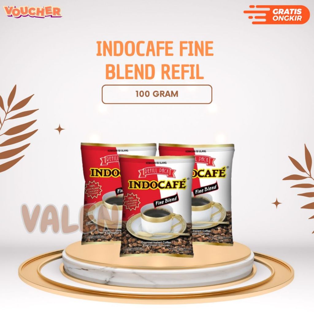 

Indocafe Fine Blend Refill 100 Gram Coffee Kopi