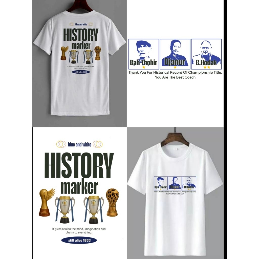 T SHIRT PERSIB HISTORY MAKER