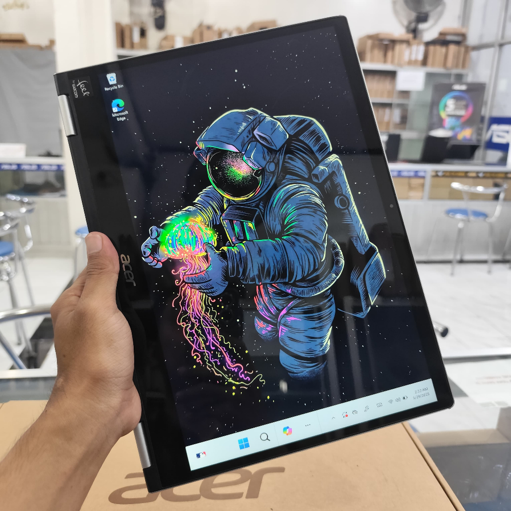 Acer Spin 3 i5 gen 11 RAM 8GB SSD 512GB IPS WQXGA 100% sRGB Mulus