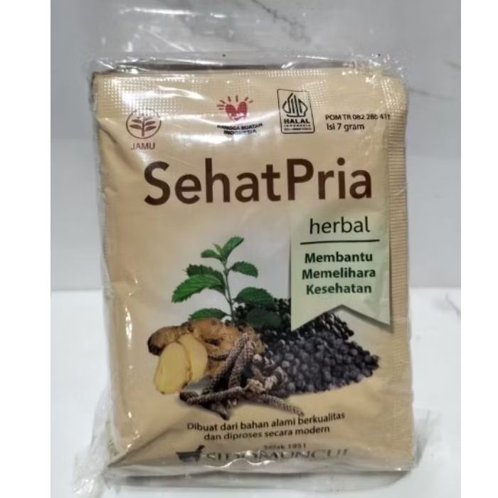 

Jamu Sehat Pria Sidomuncul isi 10 sachet.
