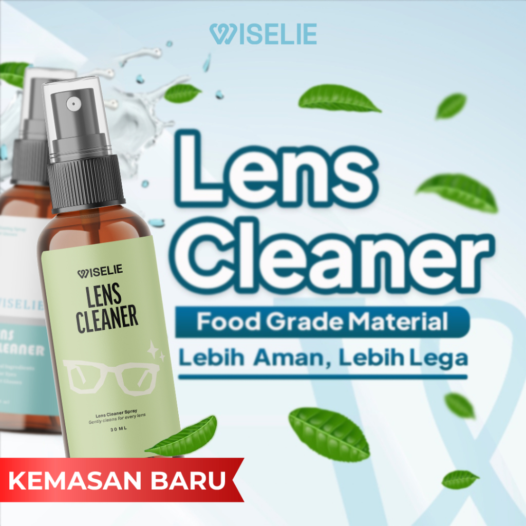 Wiselie - Cairan Pembersih Lensa Kacamata Lens Cleaner Spray Anti Fog Embun Pembersih Layar HP Table