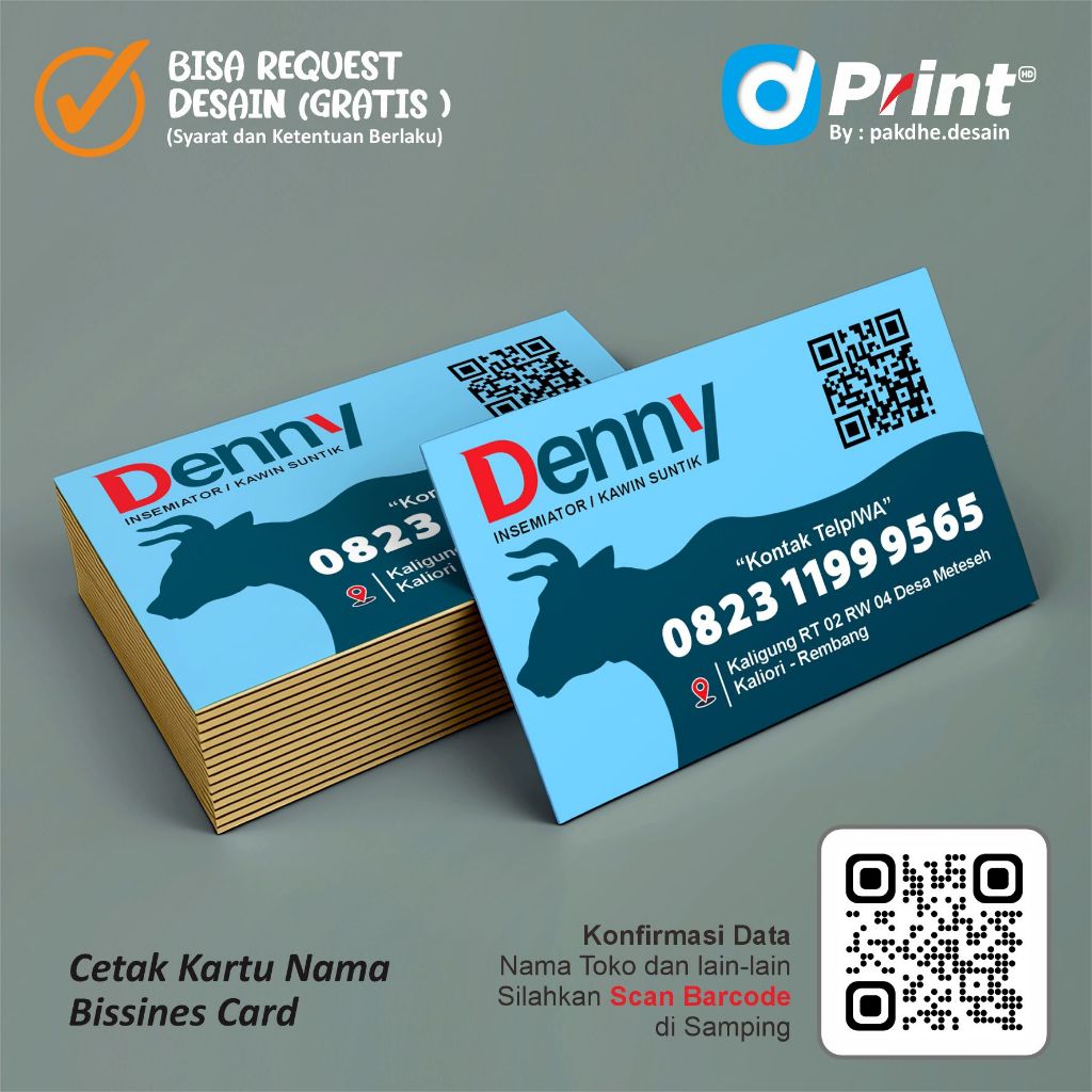

Cetak Kartu Nama / Business Card / Kartu Nama 100 PCS