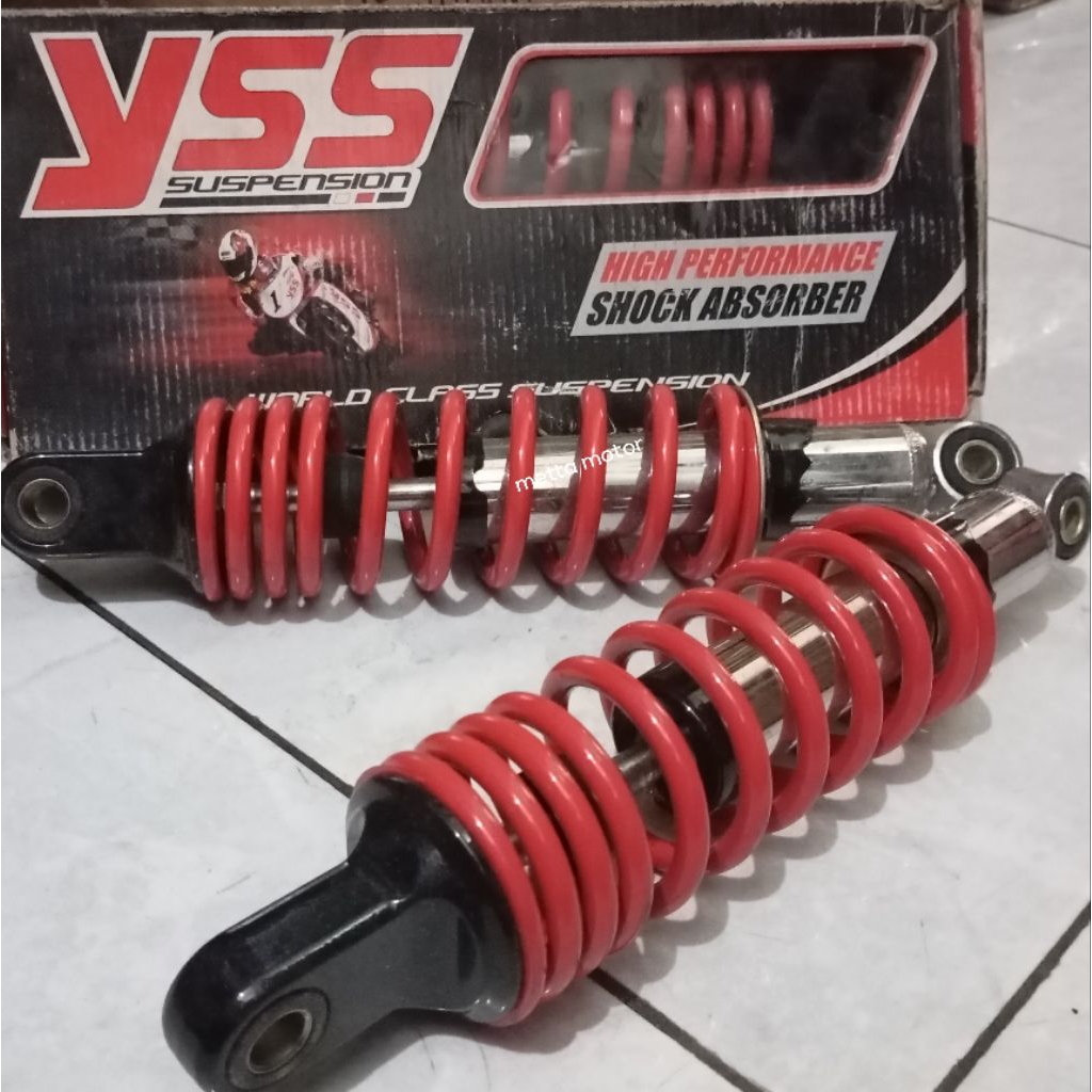 shockbreaker yss shock belakang Yss top up 280 chrome/Red