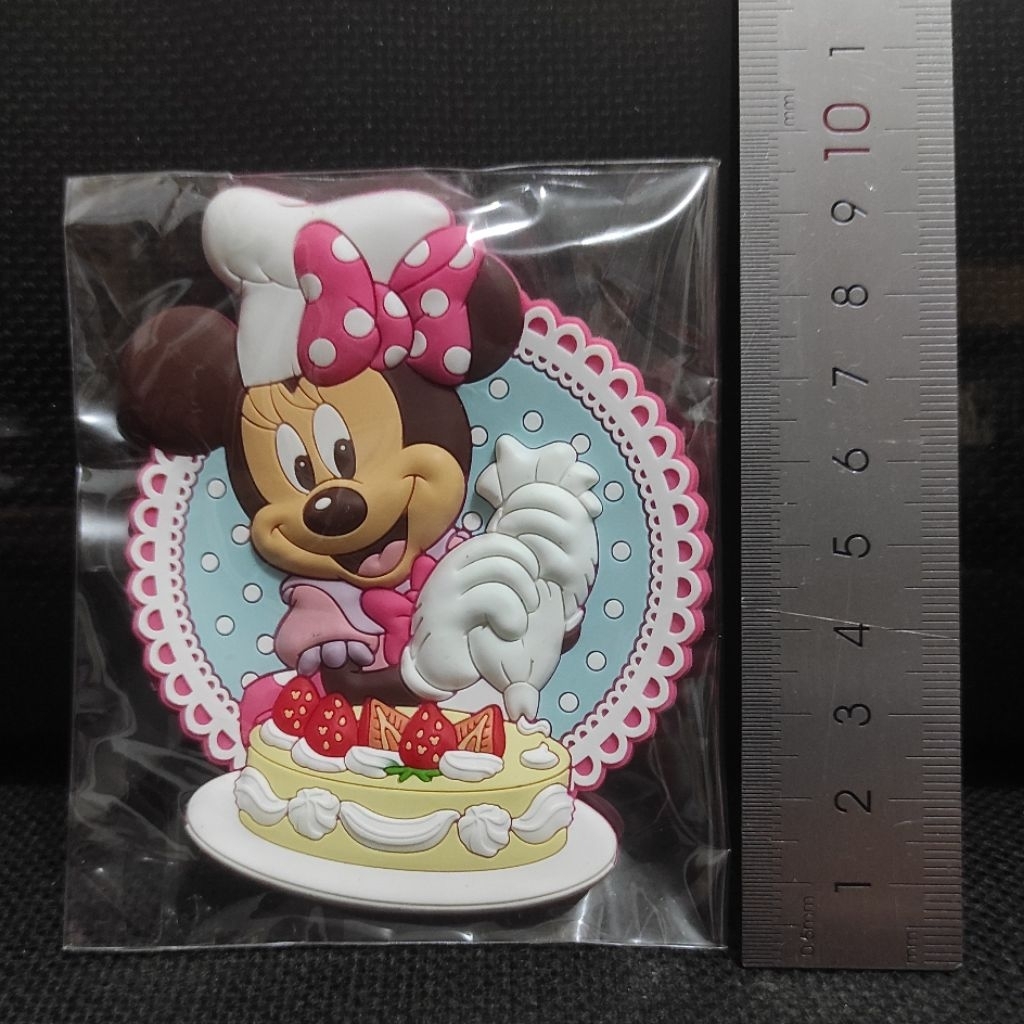Souvenir Magnet Kulkas Tokyo Disney Resort Disneyland Minnie Mouse Original Jepang