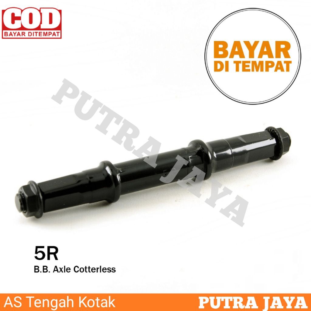 As Gear Tengah / BB Axle 5r Kotak Sepeda MTB Gunung mini Sayur cewe Dewasa fixie Murah Grosir
