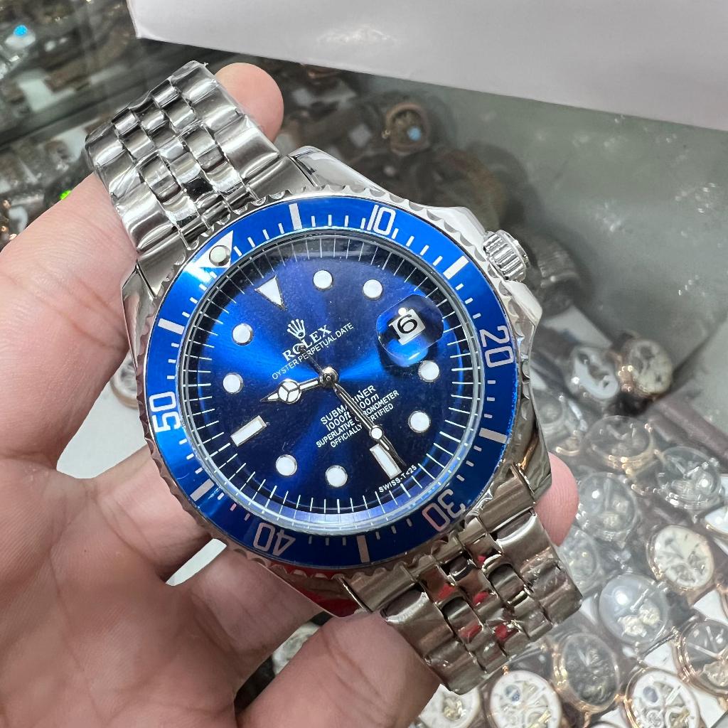 ROLEX SUBMARINER AUTOMATIC | Jam Pria Rolex Tali Rantai Otomatis Tanpa Baterai