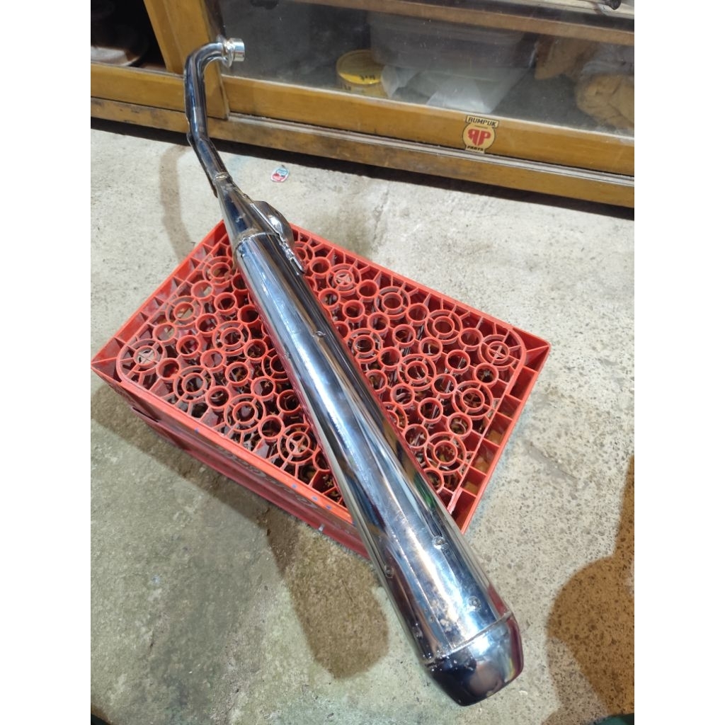 Muffler knalpot Honda Grand GN5 AHM original baru stok lama