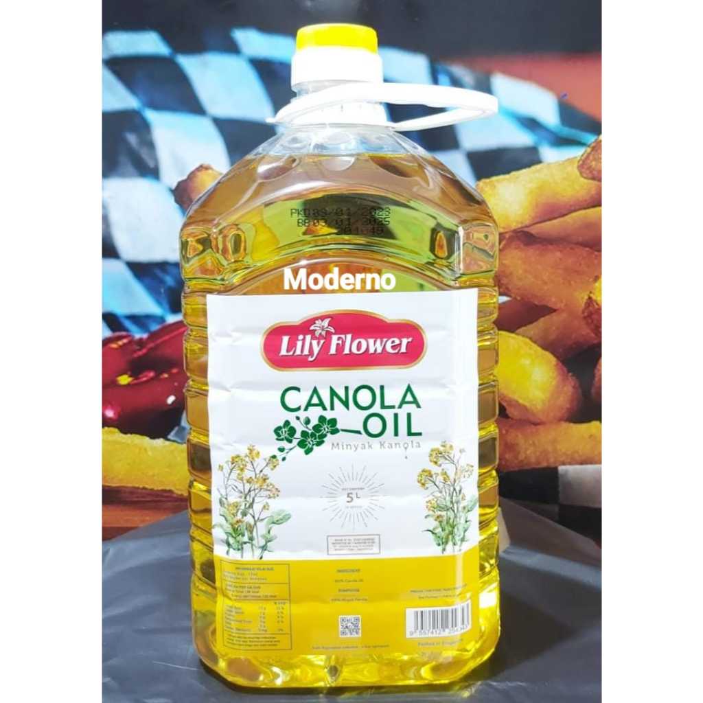 

Lily Flower Canola Oil 5L - Minyak Kanola Lilyflower 5 L
