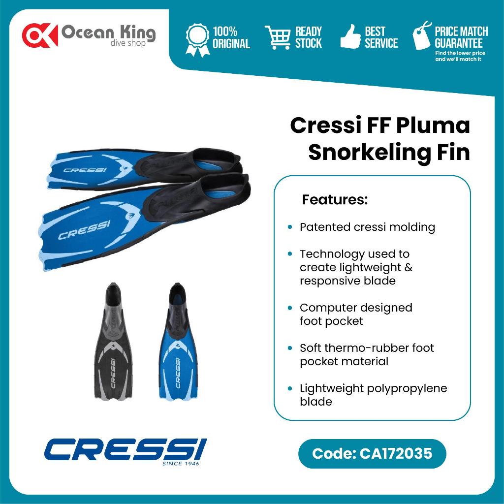 Fin Full Foot Cressi Pluma Snorkeling Fins