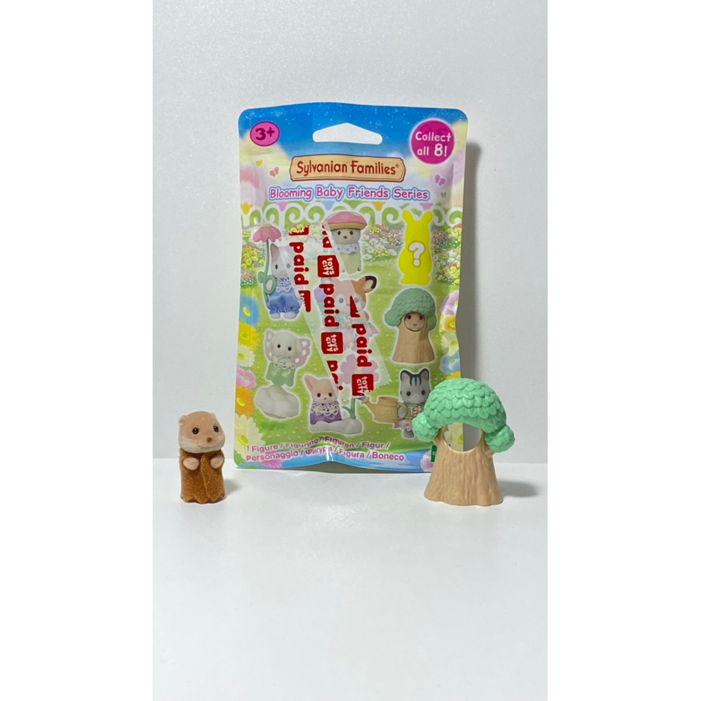 Preloved Sylvanian Baking Baby & Blooming Baby series squirrel beaver